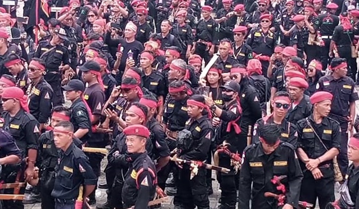 Ribuan Pasukan Batamad Peringati Tragedi 2001 Dayak Madura 1 IMG 20230221 WA0032