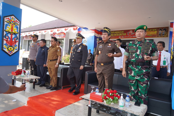 Danrem 102Pjg Brigjen TNI Bayu Permana Hadiri Upacara Hari Kementerian Hukum dan HAM ke 78 1